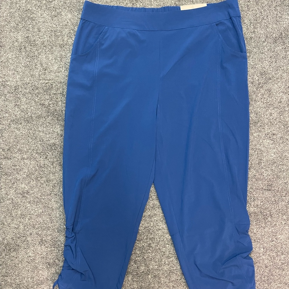 Chico's Blue Capris woman’s summer pants large